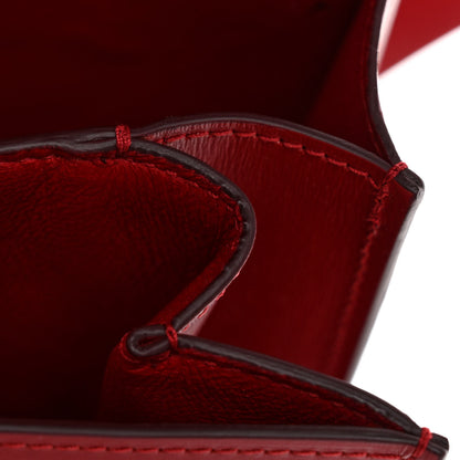 Celine Box Calfskin Medium Classic Box Flap Bag Red 11 of 11