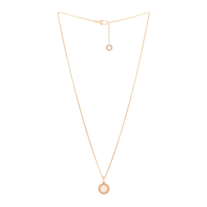 Bulgari 18K Rose Gold Mother of Pearl BVLGARI BVLGARI Pendant Necklace 4 of 7