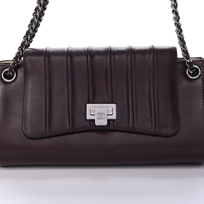 Chanel Lambskin Vertical Quilt Small Accordion Flap Brown 7 of 13