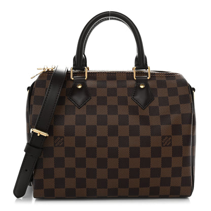 Louis Vuitton Damier Ebene Speedy Bandouliere 25 1 of 10