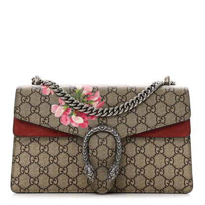 Gucci GG Supreme Monogram Blooms Small Dionysus Shoulder Bag Beige Multicolor Dry Rose 1 of 12