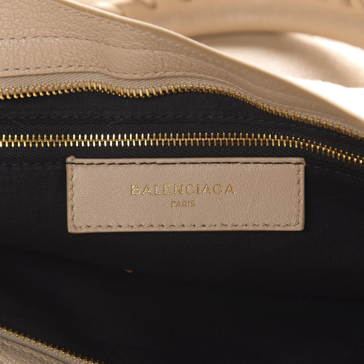 Balenciaga Chevre Gold Metallic Edge Hardware City Beige Tapioca 7 of 9