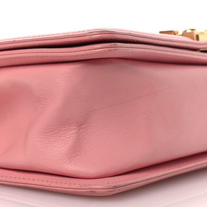 Chanel Lambskin Quilted Medium Boy Flap Light Pink 9 of 14