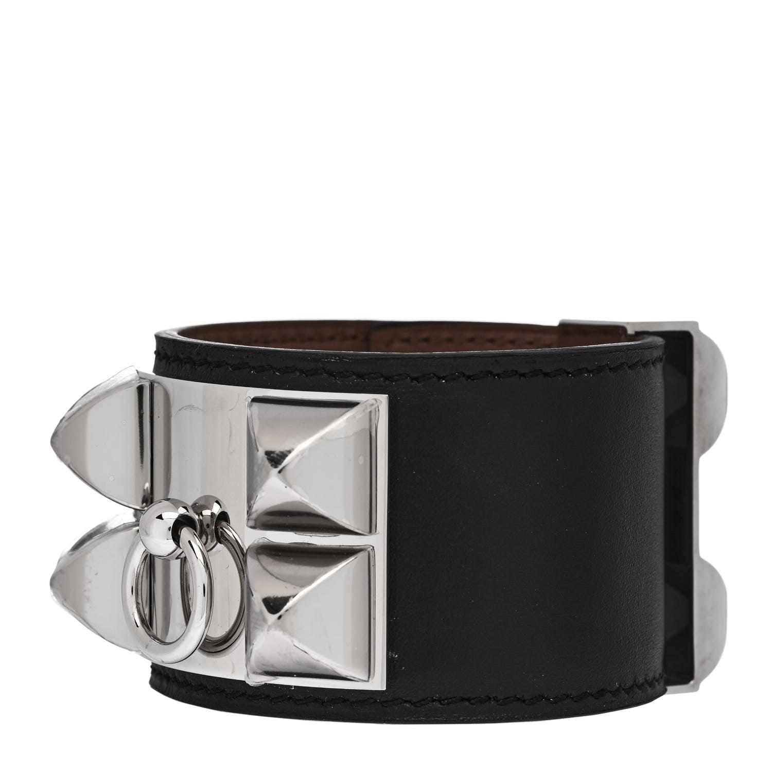 Hermes Box Collier De Chien CDC Bracelet S  Black 1 of 5