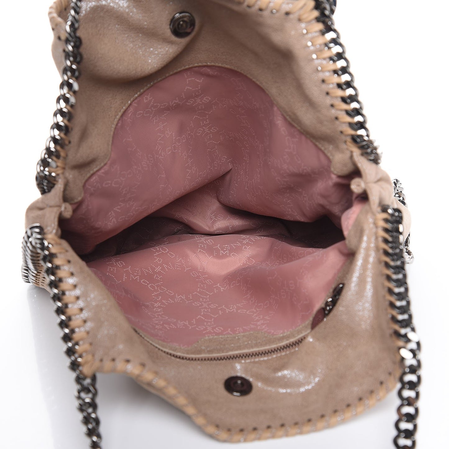 Shaggy Deer Small Falabella Tote Taupe