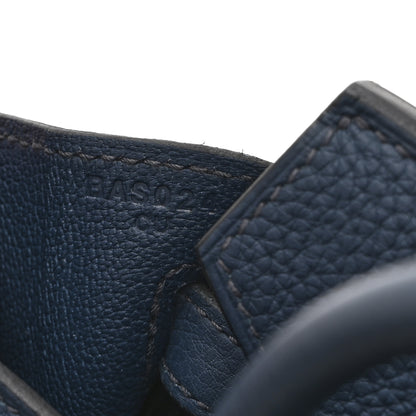 Hermes Togo Birkin 25 Bleu de Prusse 7 of 10