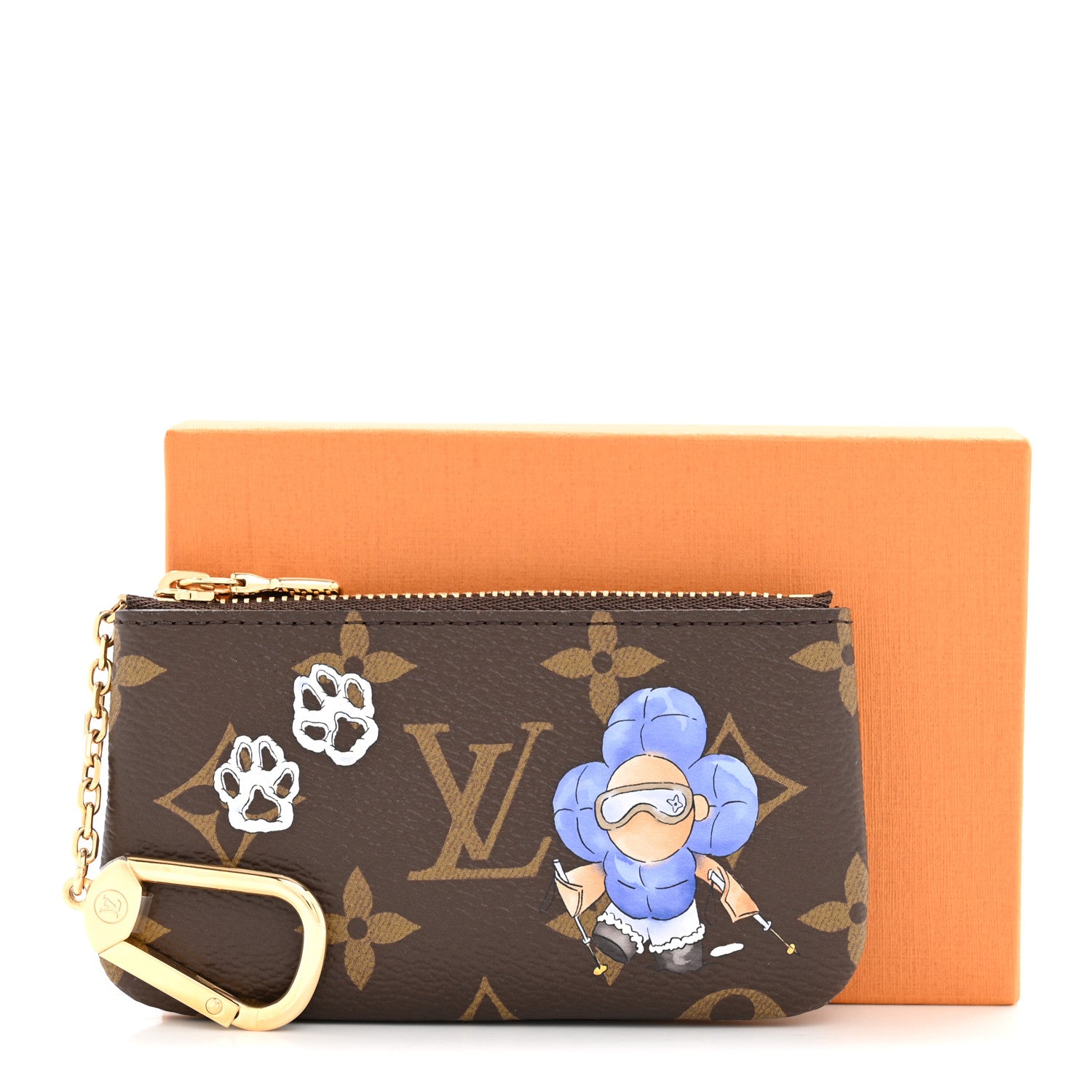 Louis Vuitton Monogram 2025 Christmas Animation Vivienne Paw Print