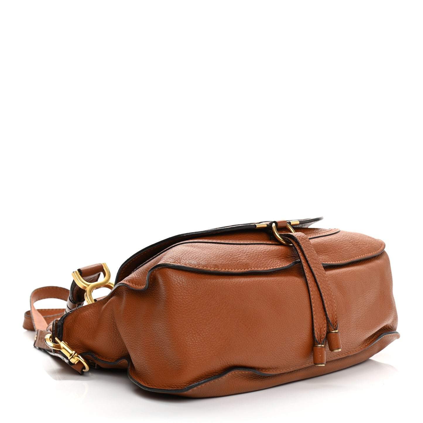 Calfskin Medium Marcie Satchel Tan