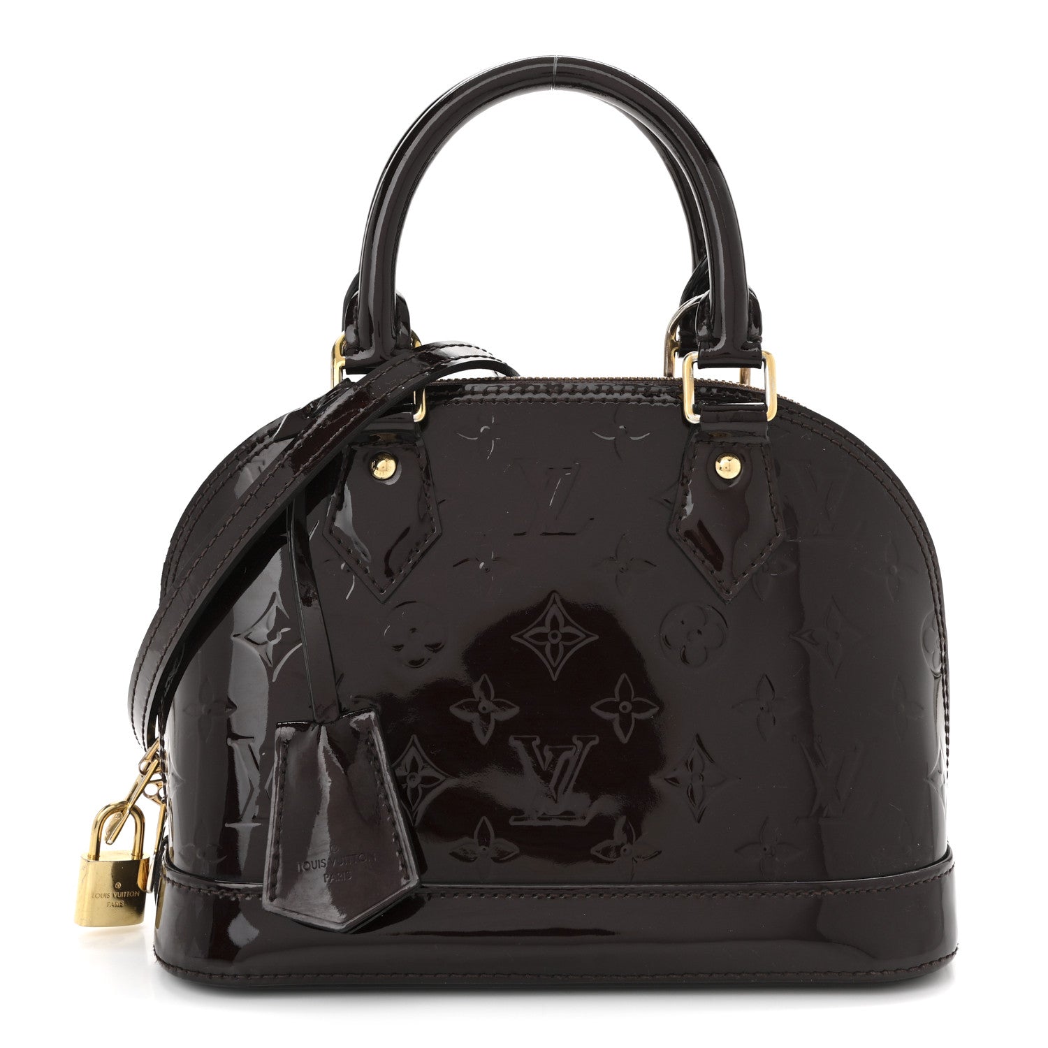 Louis Vuitton Vernis Alma BB Amarante 1 of 11