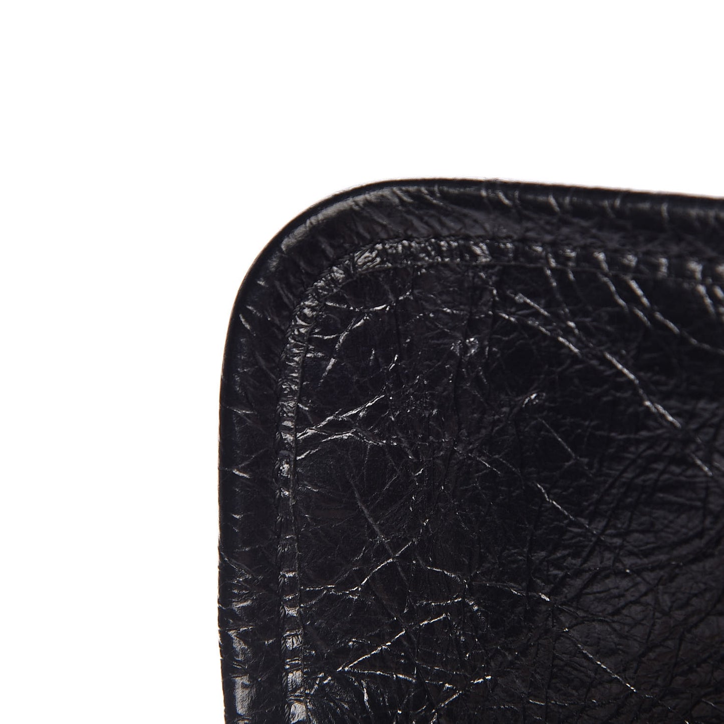Crinkled Calfskin Matelasse Monogram Baby Niki Chain Satchel Black