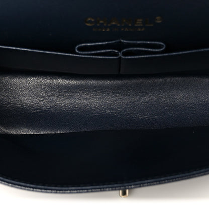 Chanel Caviar Quilted Medium Double Flap Navy 5 of 12