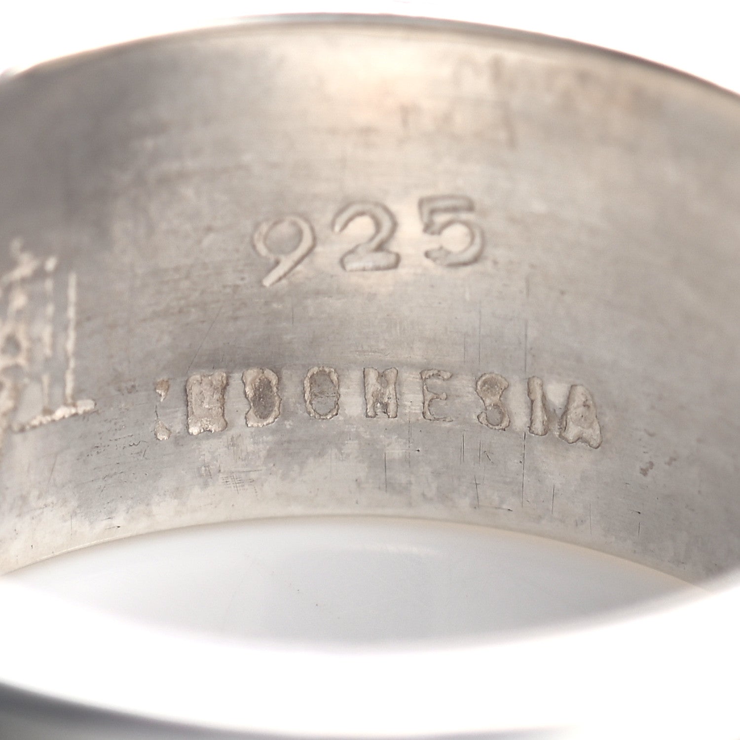 John Hardy Sterling Silver 18K Yellow Gold Dot Band Ring 53 6.5 4 of 4