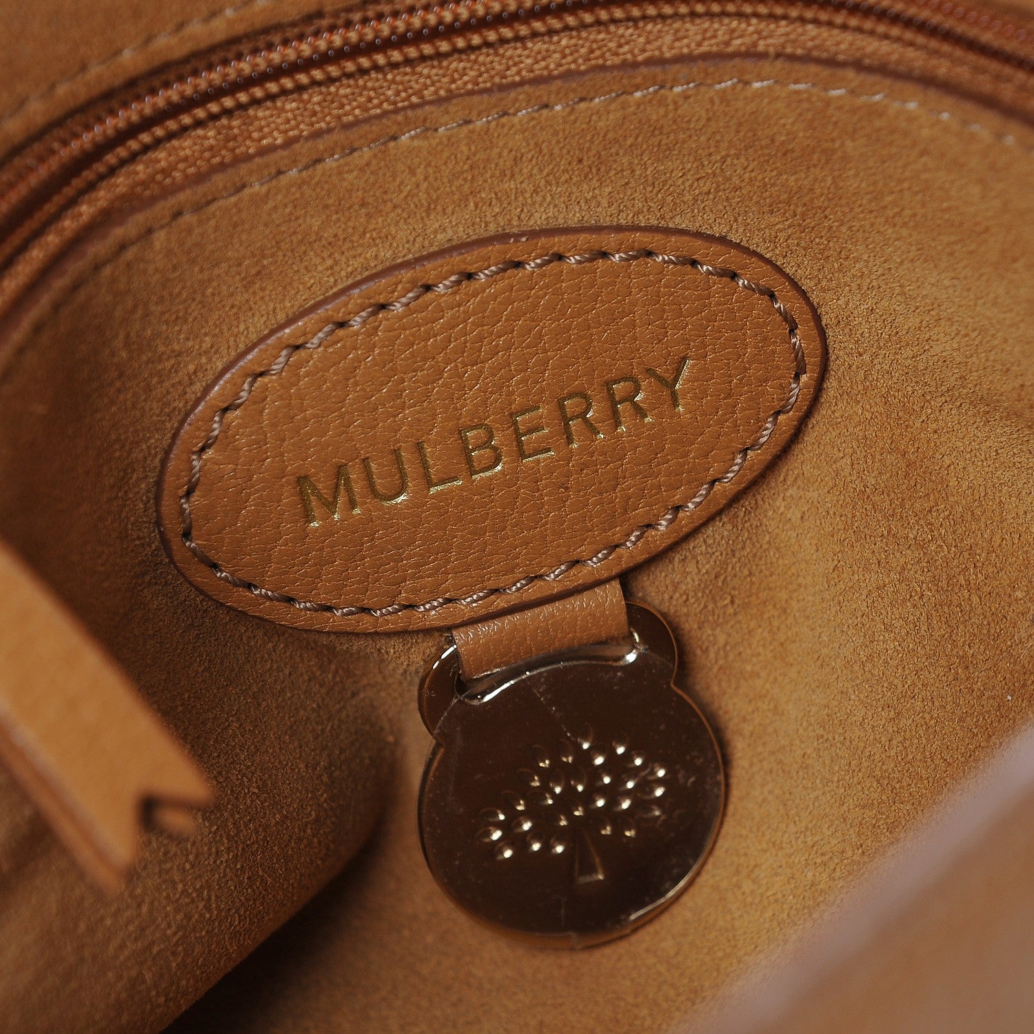 Mulberry Glossy Goatskin Lily Deer Brown 6 of 9