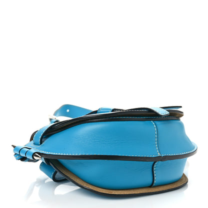 Loewe Grained Calfskin Mini Gate Crossbody Bag Peacock Blue 4 of 8