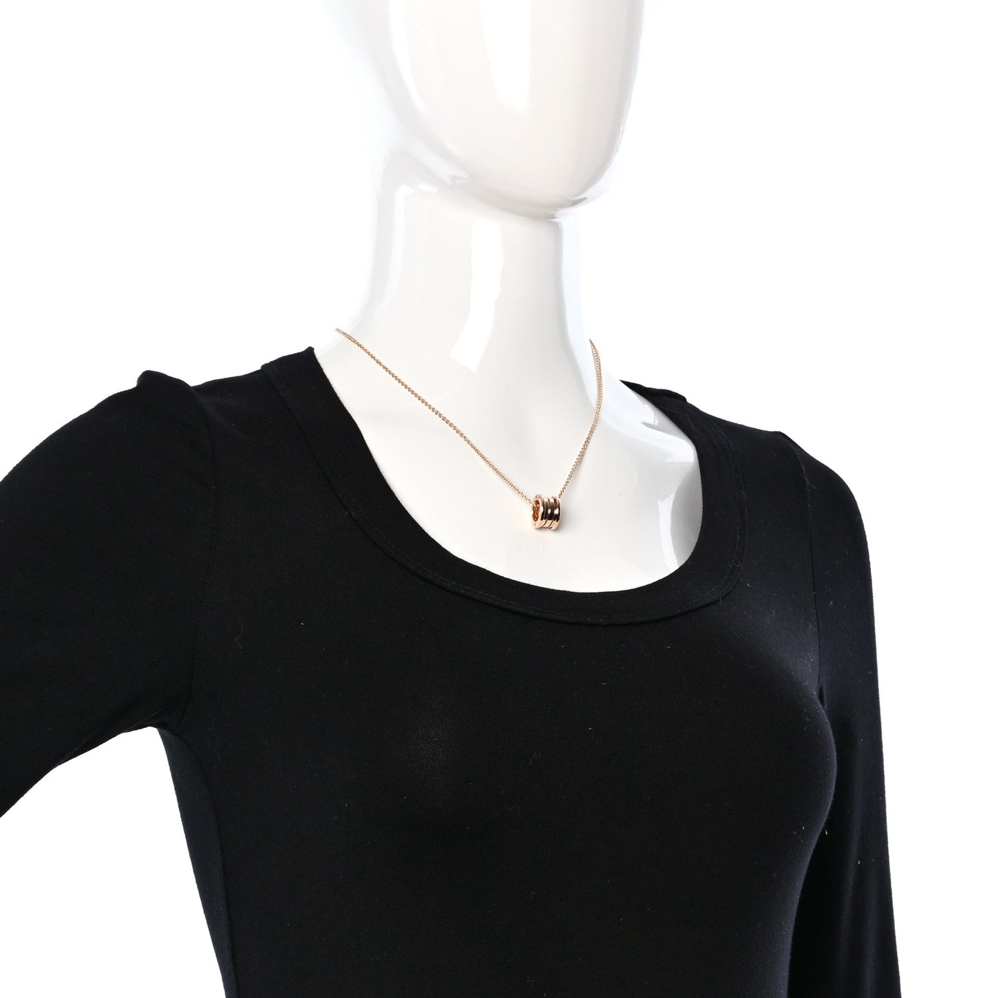 18K Rose Gold B.Zero1 Pendant Necklace