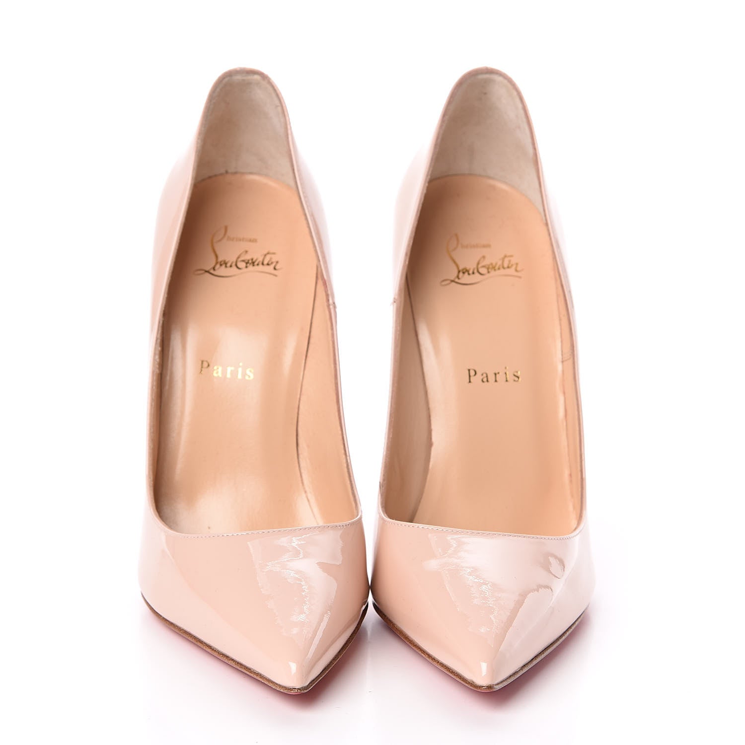 Christian Louboutin Patent So Kate 120 Pumps 40 Poudre 2 of 7