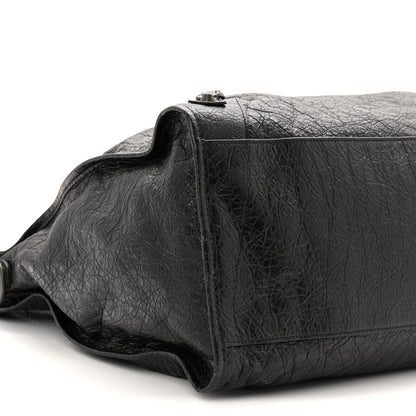 Balenciaga Arena Lambskin Brass Hardware Le City Travel Bag Black 9 of 10