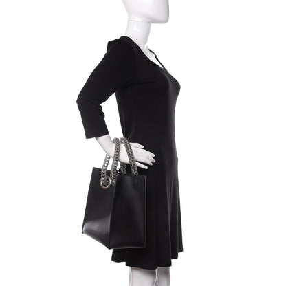 Alexander Wang Smooth Calfskin Genesis Box Chain Bag Black 3 of 11