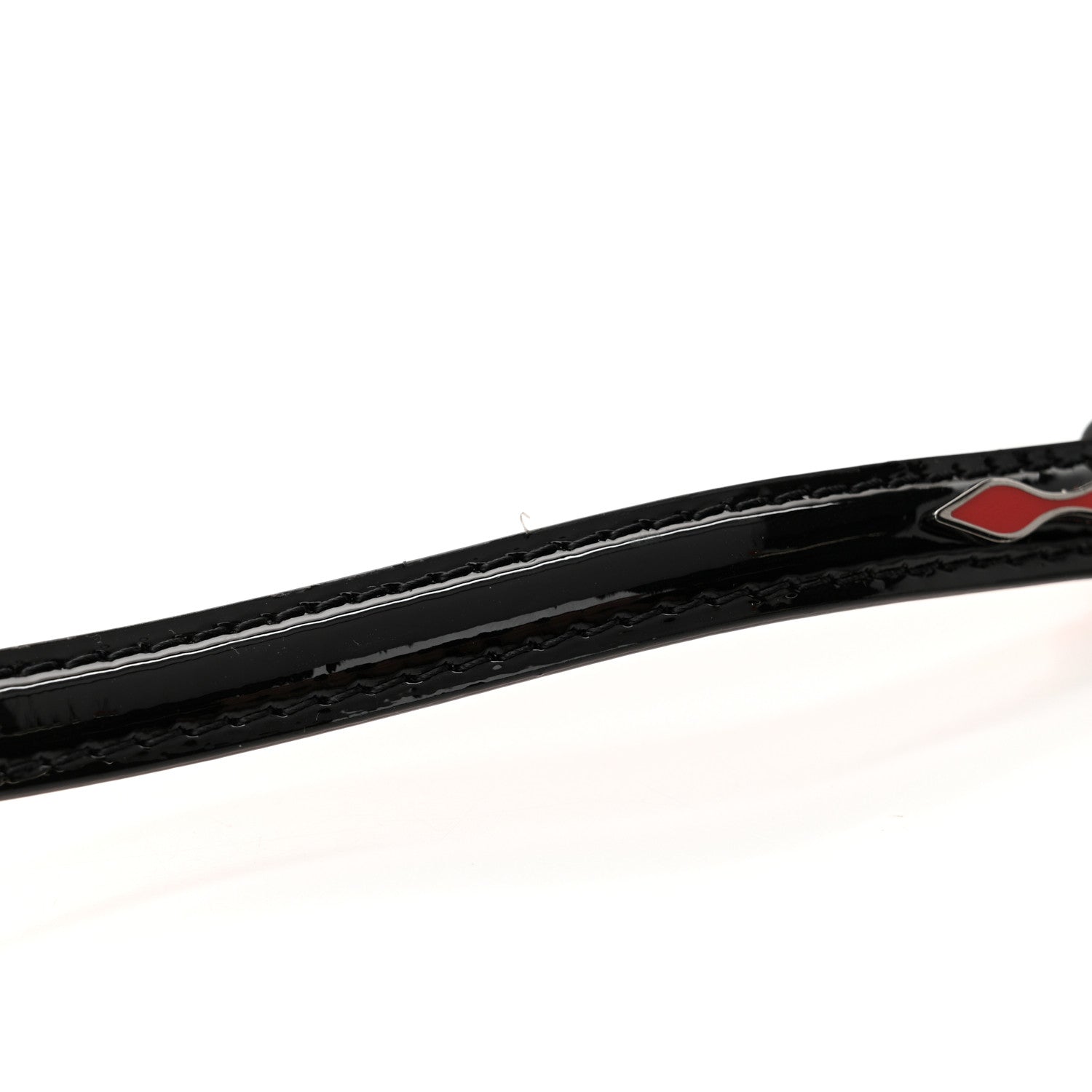Christian Louboutin Patent Calfskin Mini Elisa Baguette Black 13 of 13