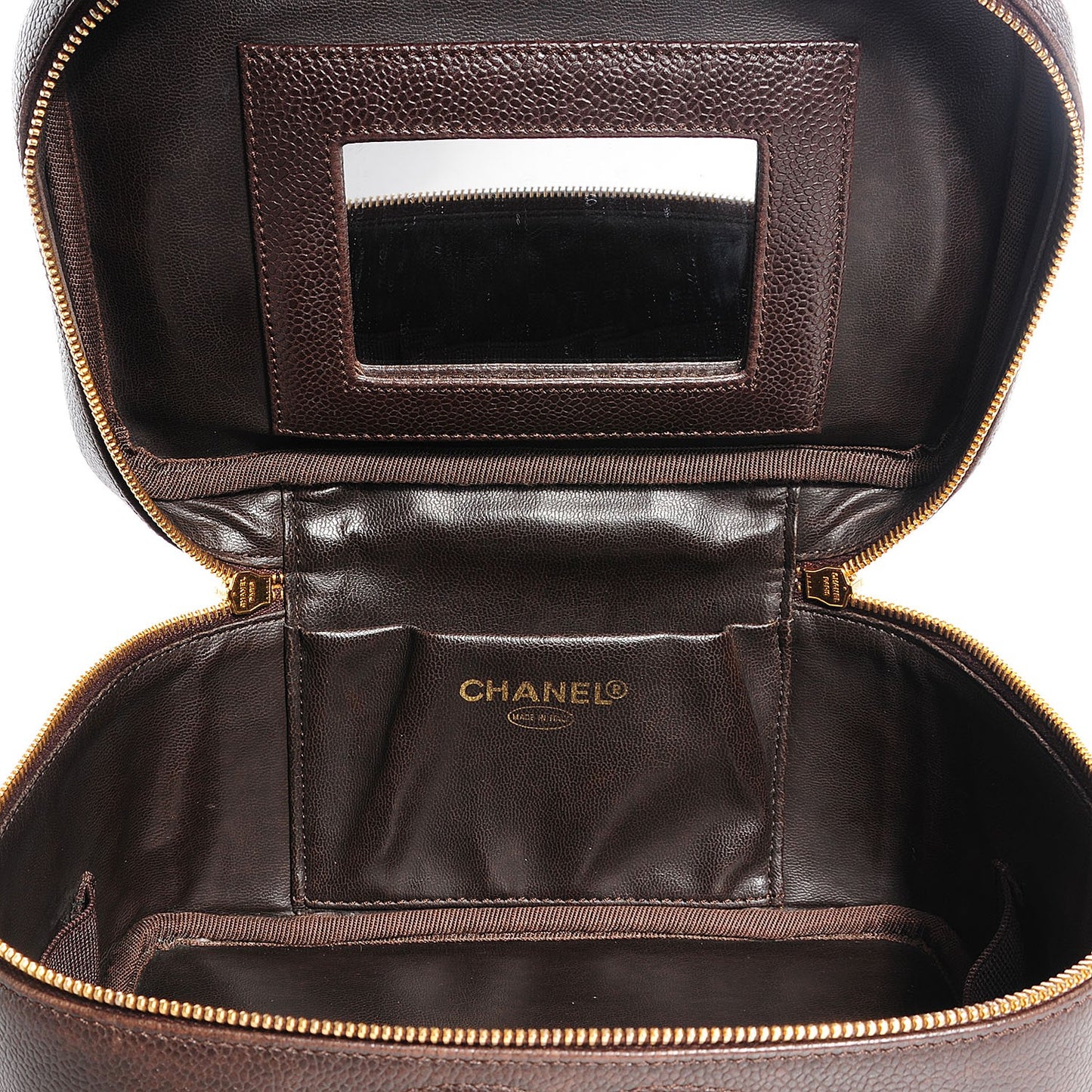 Caviar Cosmetic Vanity Case Dark Brown