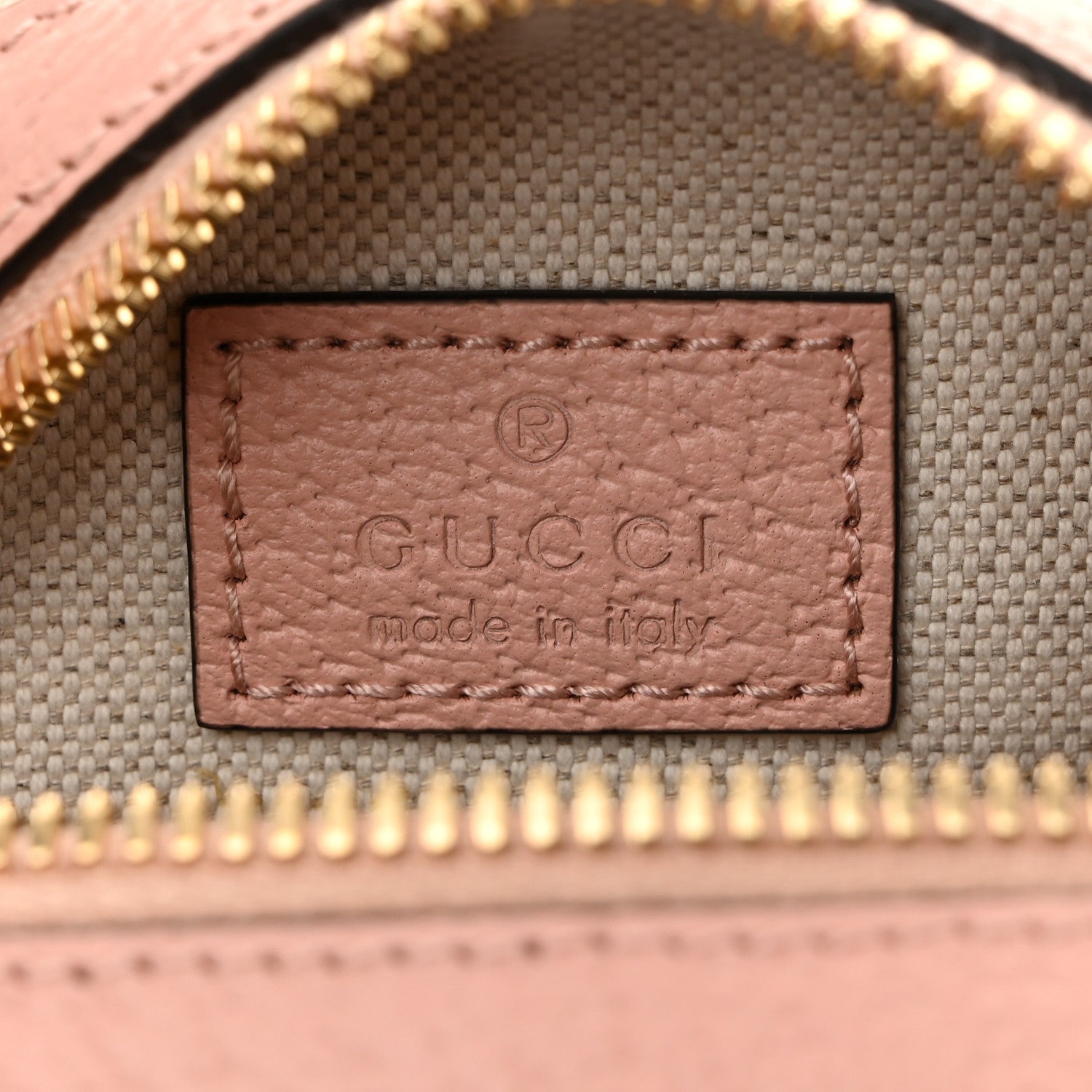 Gucci GG Supreme Monogram Textured Dollar Calfskin Web Super Mini Ophidia Top Handle Bowler Bag Rose Pink 6 of 11