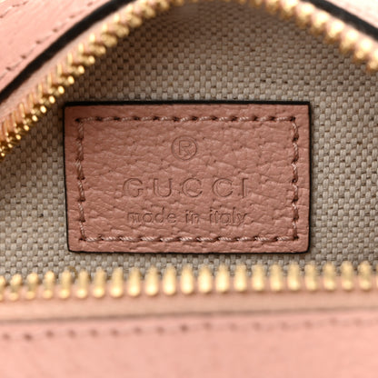 Gucci GG Supreme Monogram Textured Dollar Calfskin Web Super Mini Ophidia Top Handle Bowler Bag Rose Pink 6 of 11