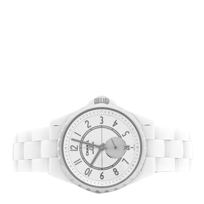 Chanel Stainless Steel Ceramic 38mm J12 Chrono Automatic Watch White 2 of 5