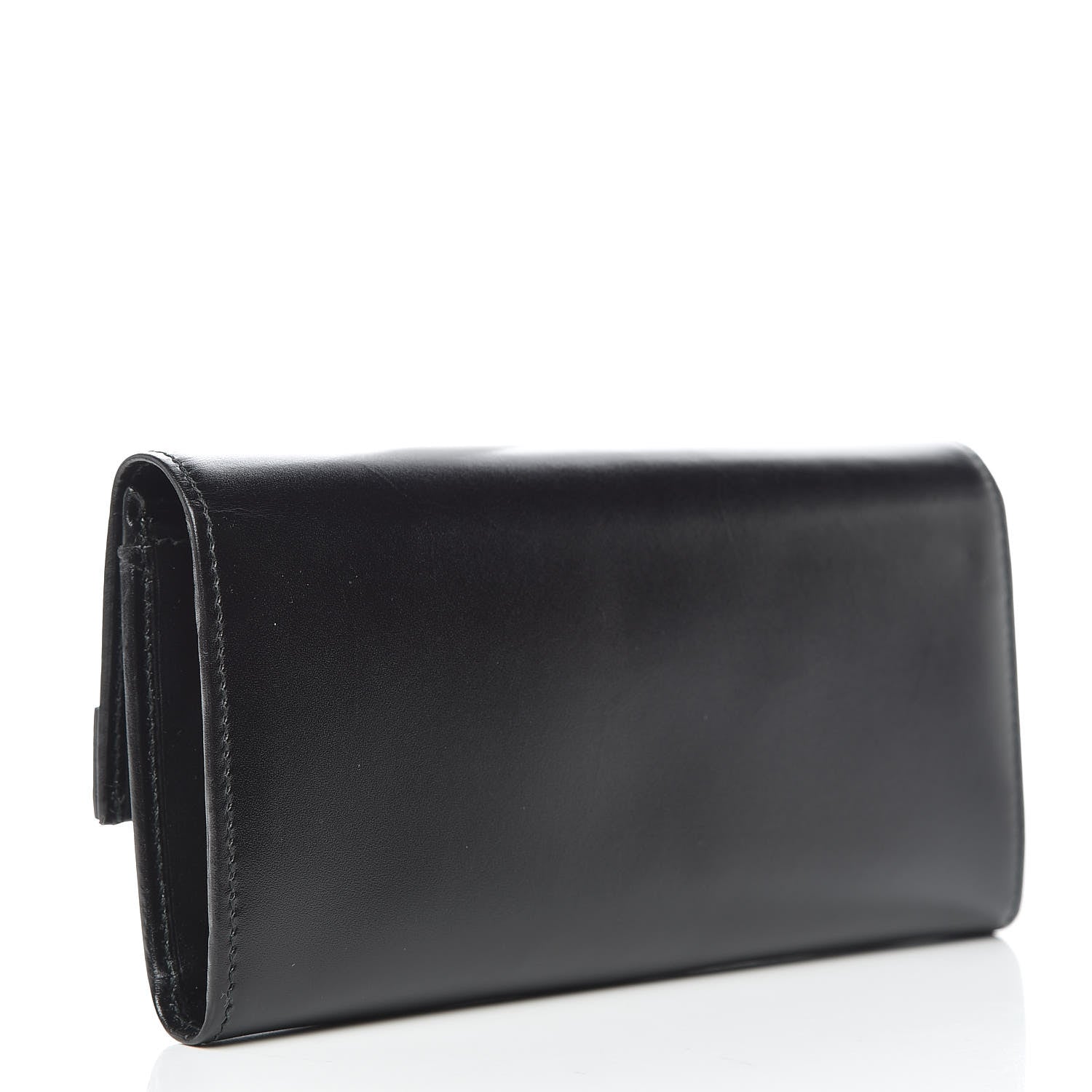 Gucci Calfskin Buckle Wallet Black 3 of 12