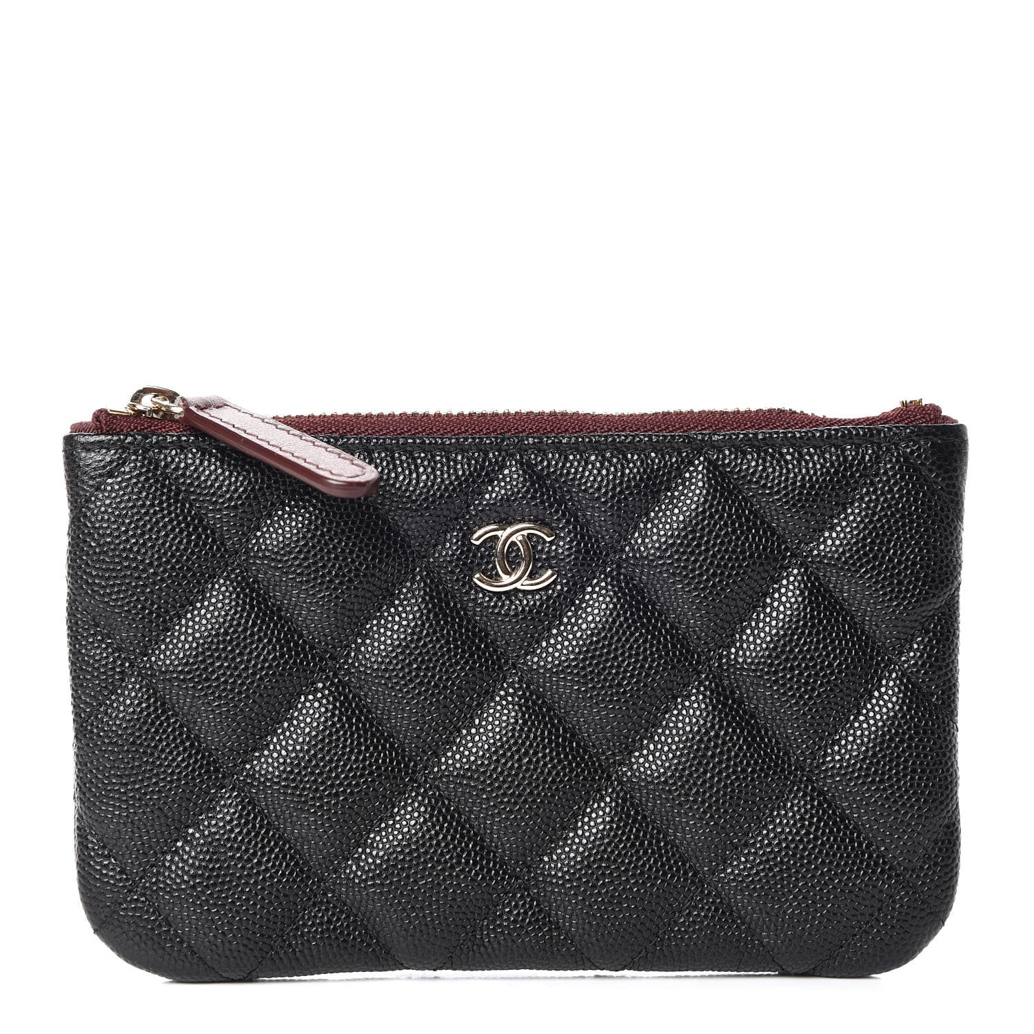Chanel Caviar Quilted Small Cosmetic Case Black 1 of 10