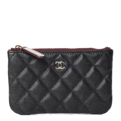 Chanel Caviar Quilted Small Cosmetic Case Black 1 of 10