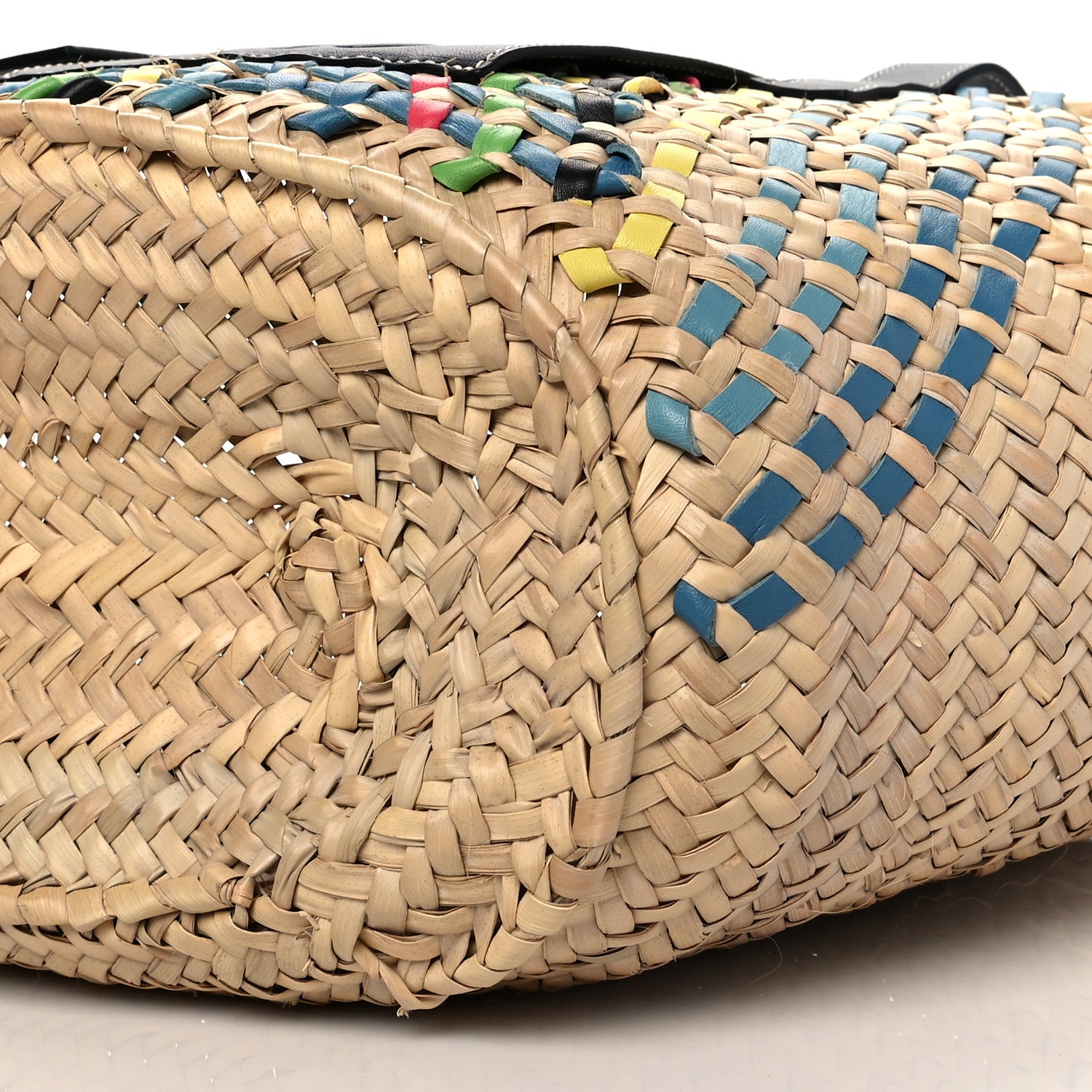 Loewe Raffia Basket Tote Bag Natural Multicolor 9 of 15