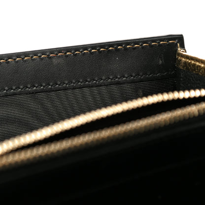 Saint Laurent Metallic Calfskin Monogram Belle de Jour Chain Clutch Gold 13 of 20
