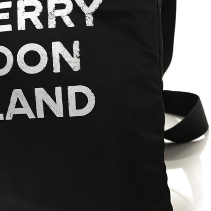Burberry Nylon London England Print Logo Flat Tote Black 13 of 13