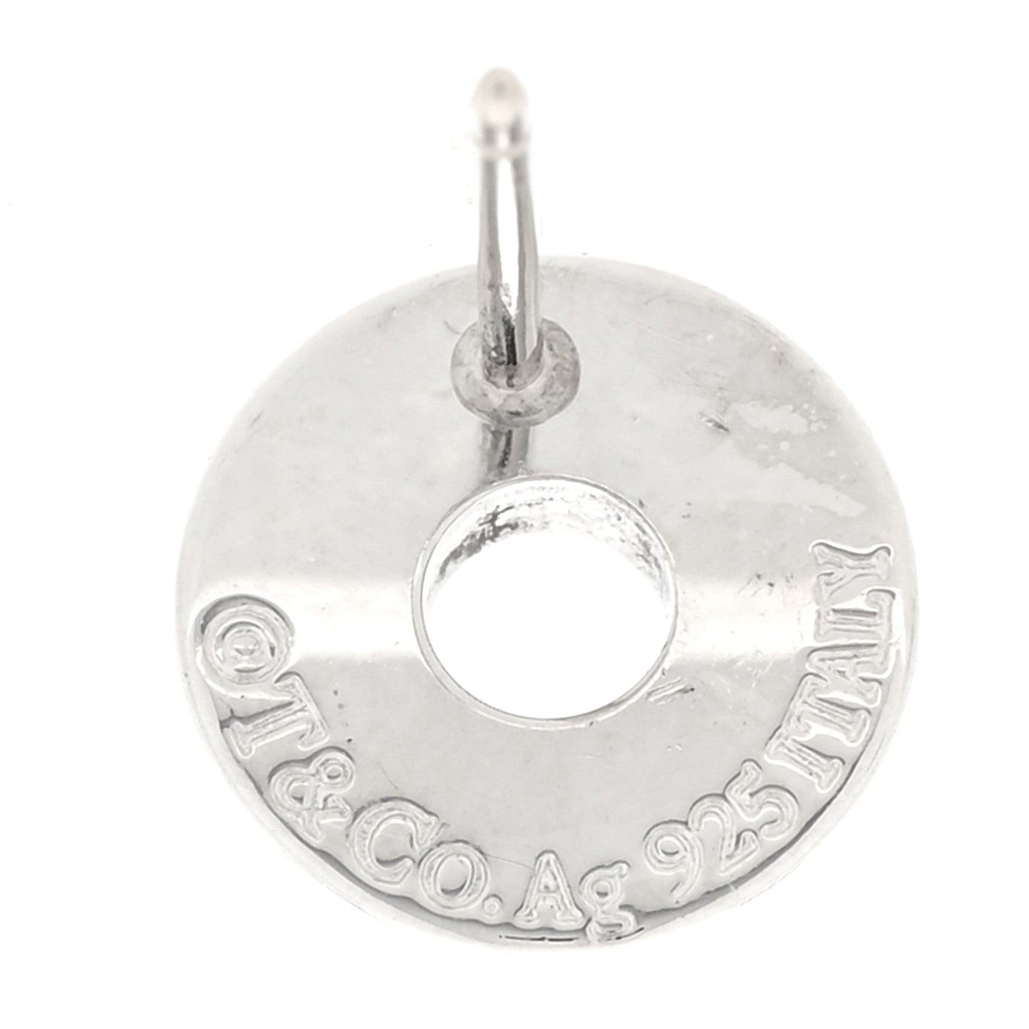 Tiffany Sterling Silver 1837 Circle Earrings 4 of 4