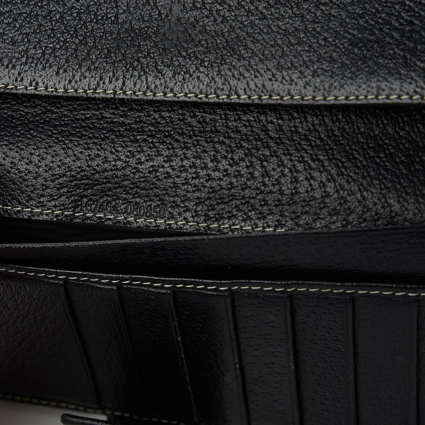 Monogram Web Bow Wallet Black