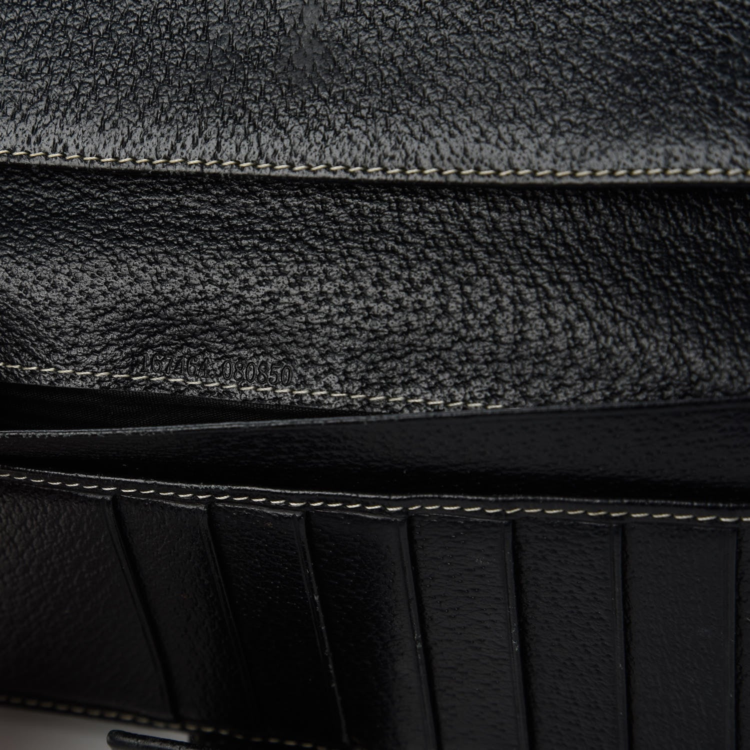 Gucci Monogram Web Bow Wallet Black 9 of 12