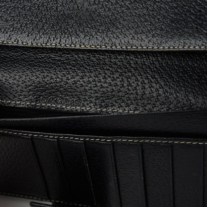 Gucci Monogram Web Bow Wallet Black 9 of 12