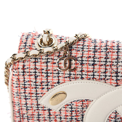 Chanel Tweed Lambskin Timeless Flap White 10 of 12