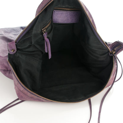 Balenciaga Agneau Classic Hardware Day Hobo Raisin 5 of 12