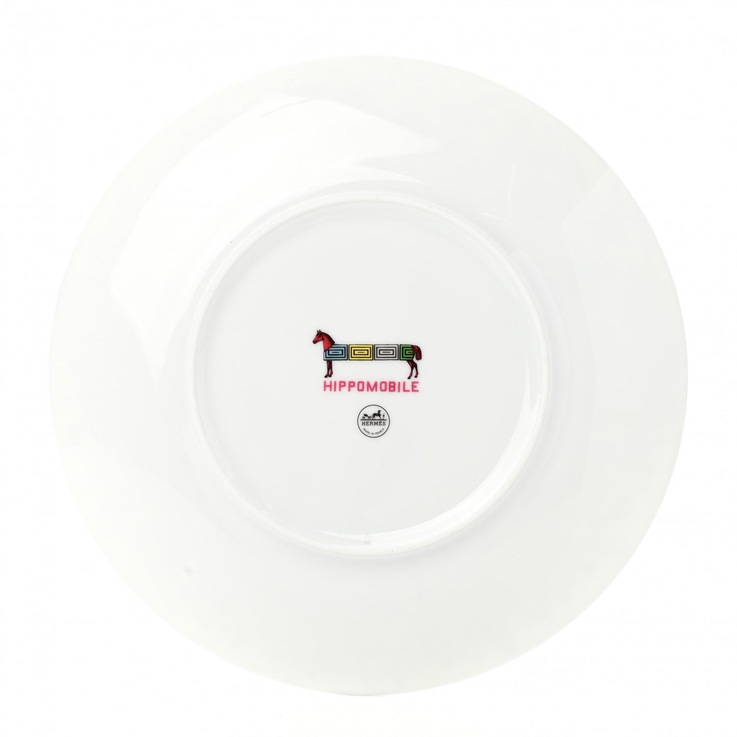 Porcelain Hippomobile Dessert Plate