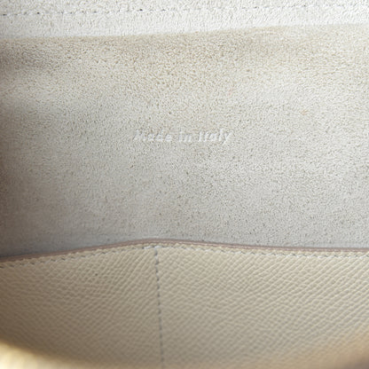 Celine Grained Calfskin Mini Belt Bag White 5 of 8