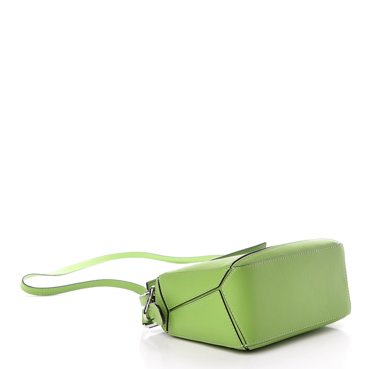 Calfskin Mini Puzzle Bag Green