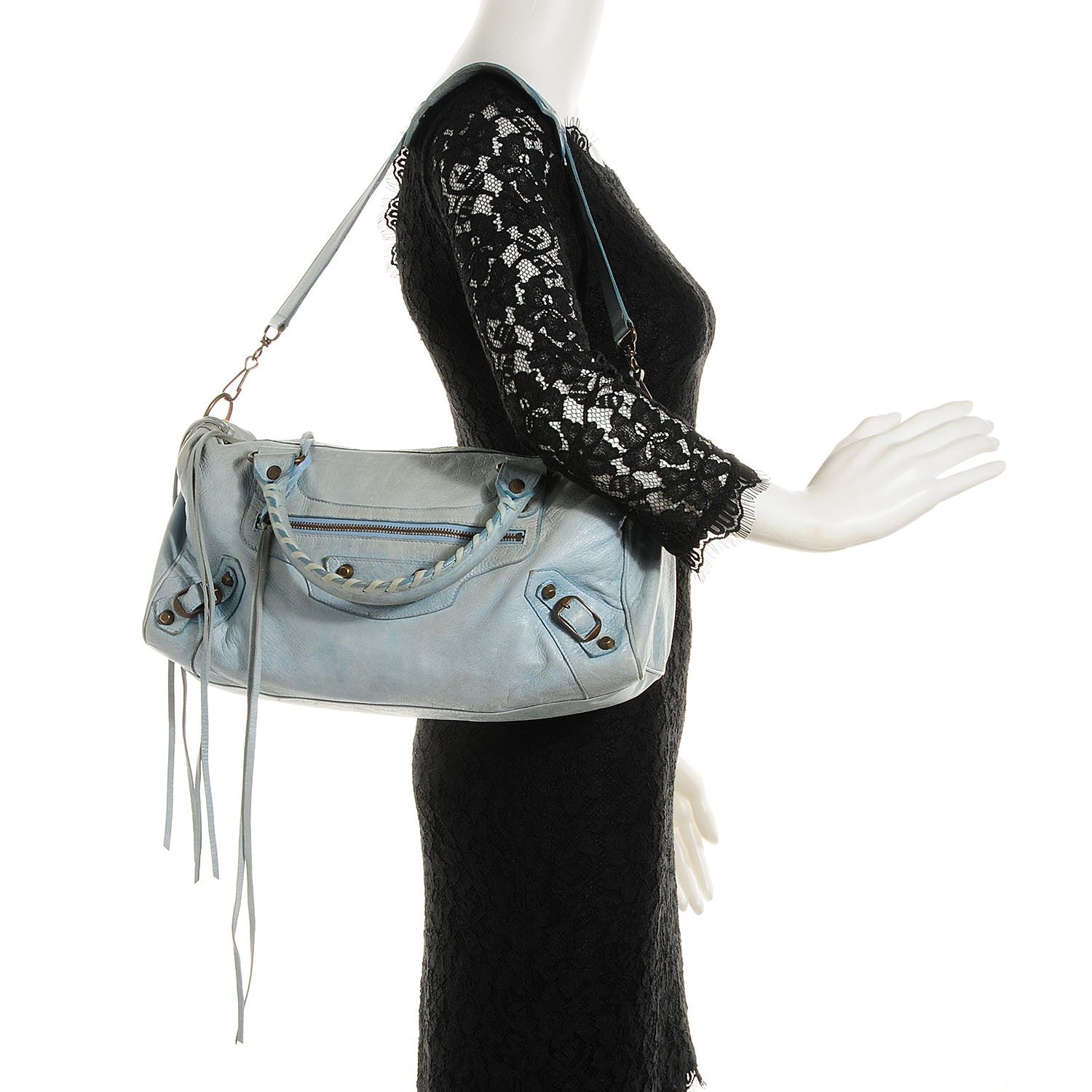 Balenciaga Chevre Classic Hardware Twiggy Sky Blue 2 of 15