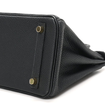 Hermes Togo Birkin 25 Black 10 of 11
