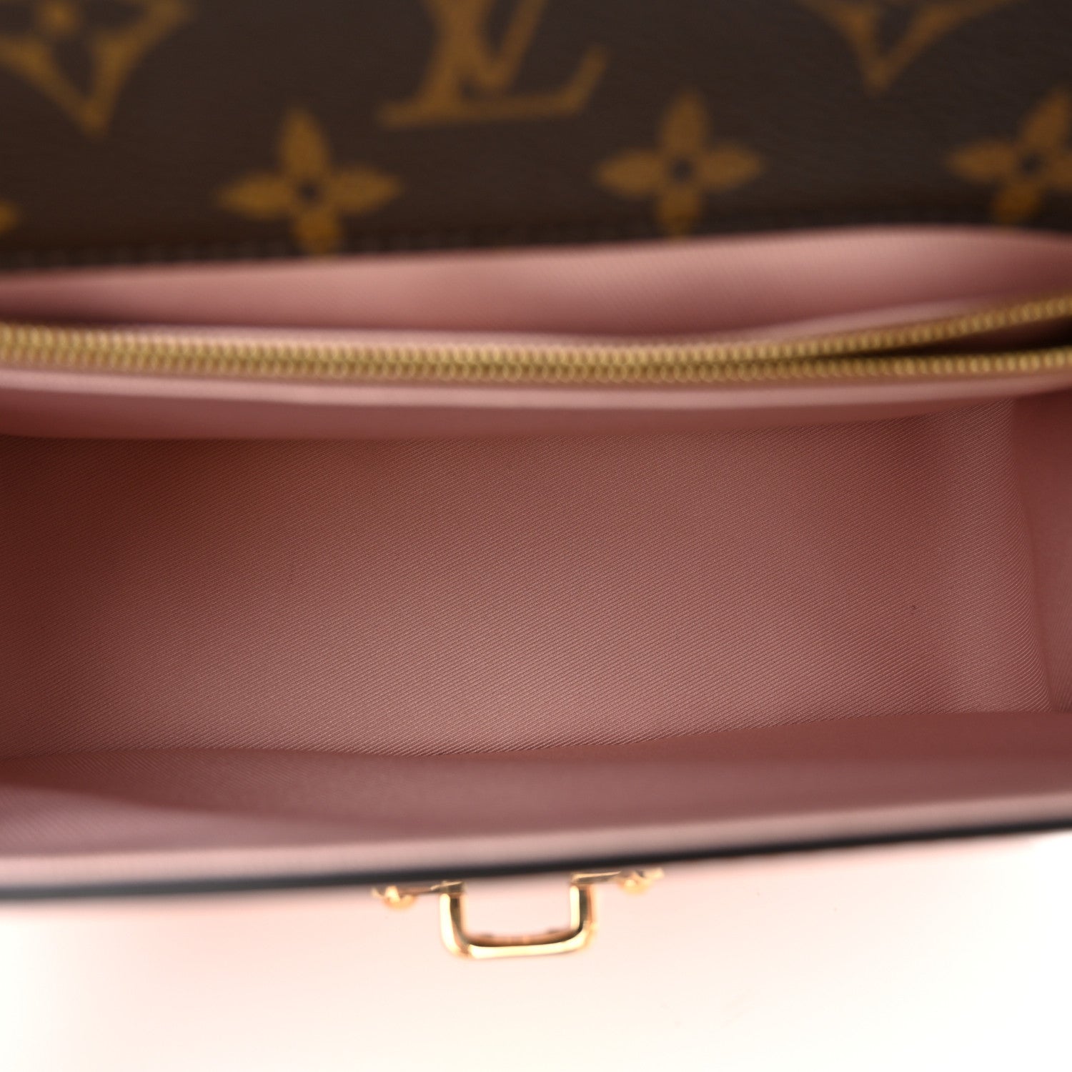 Louis Vuitton Patent Calfskin Monogram Cherrywood PM Rose Ballerine 4 of 9