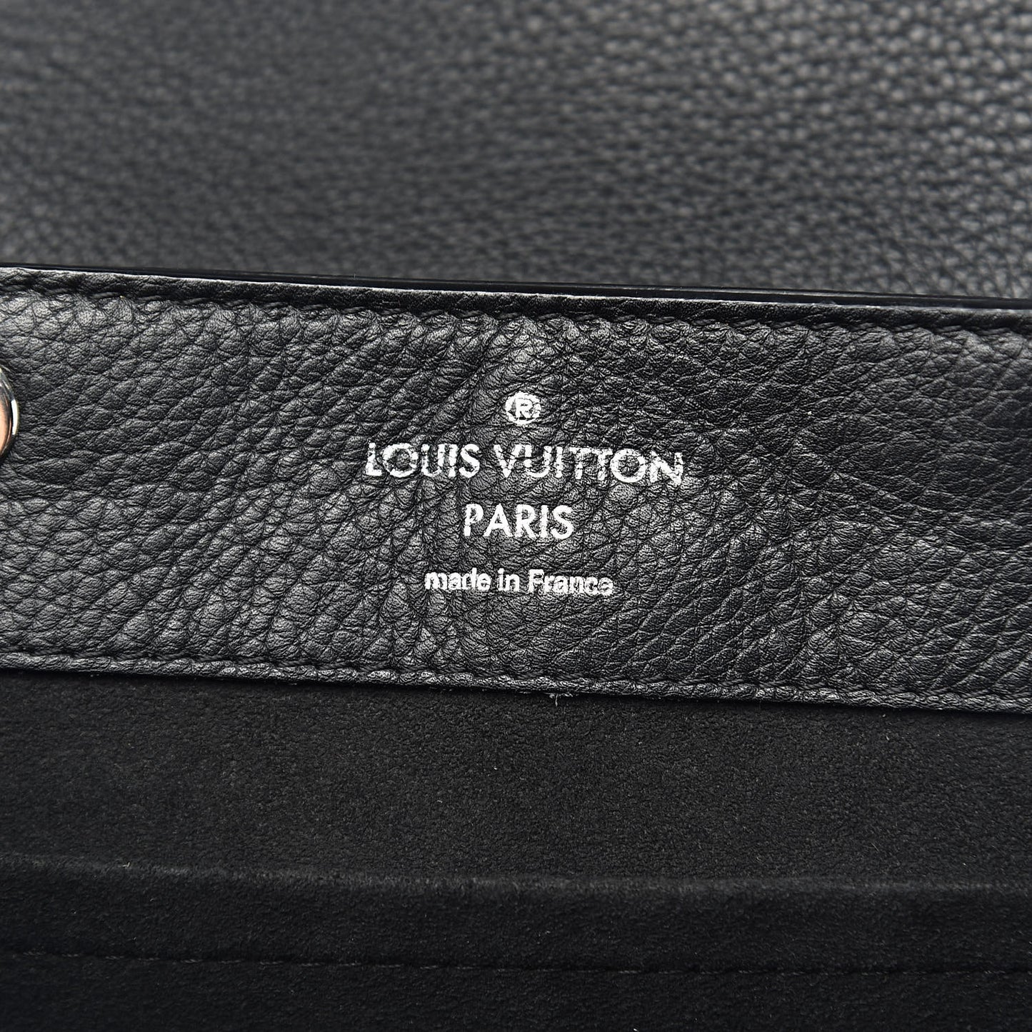 Calfskin Lockme Backpack Black