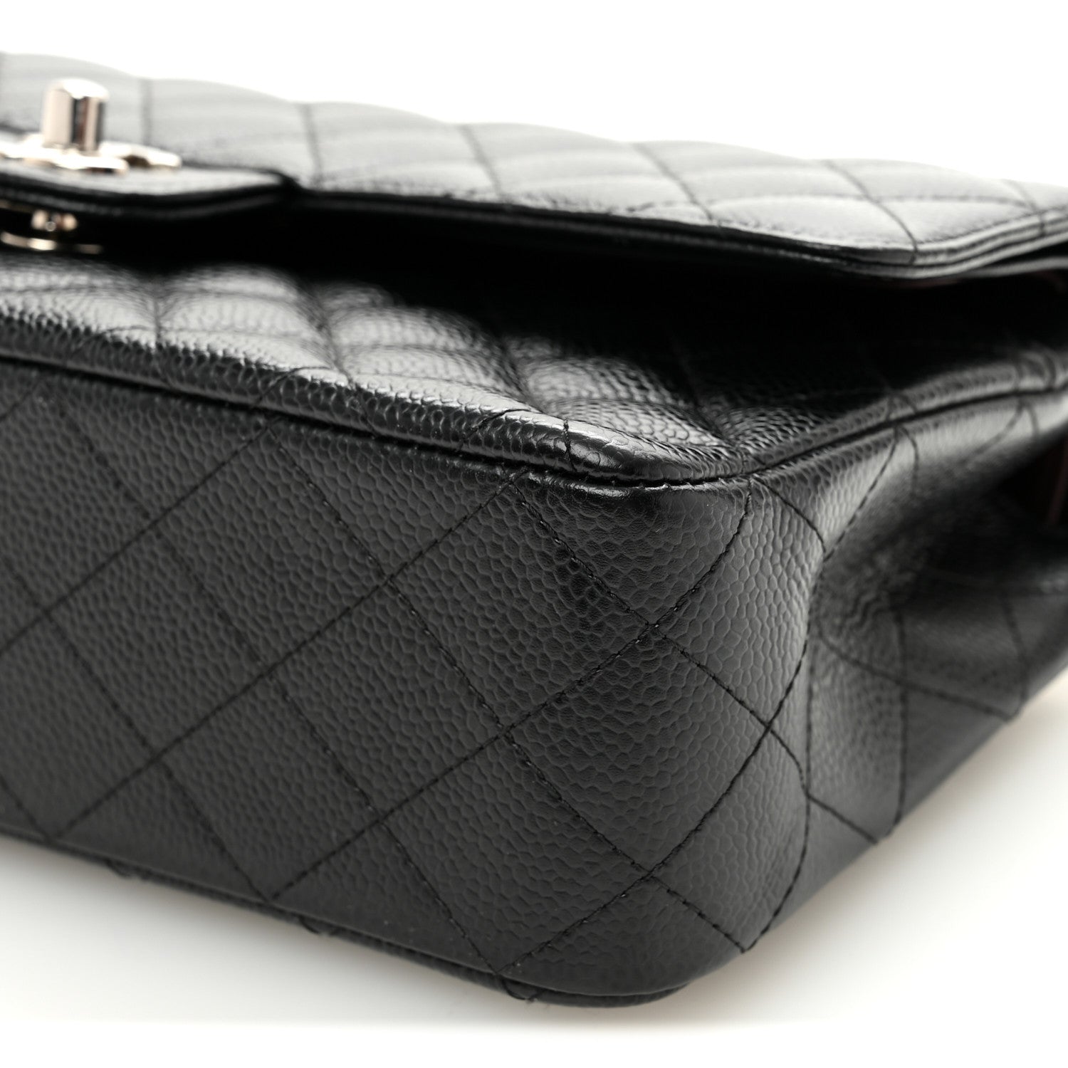 Chanel Caviar Quilted Medium Double Flap Black 10 of 10