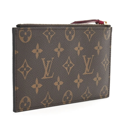 Louis Vuitton Monogram Felicie Chain Wallet Zippered Insert Fuchsia 3 of 8