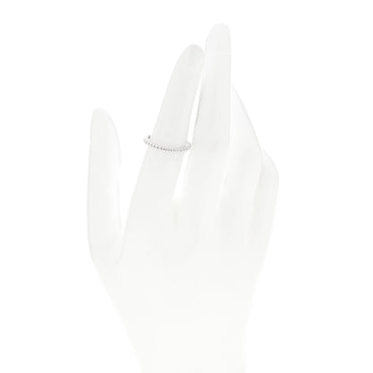 Van Cleef & Arpels 18K White Gold Small Perlee Ring 52 6 2 of 5