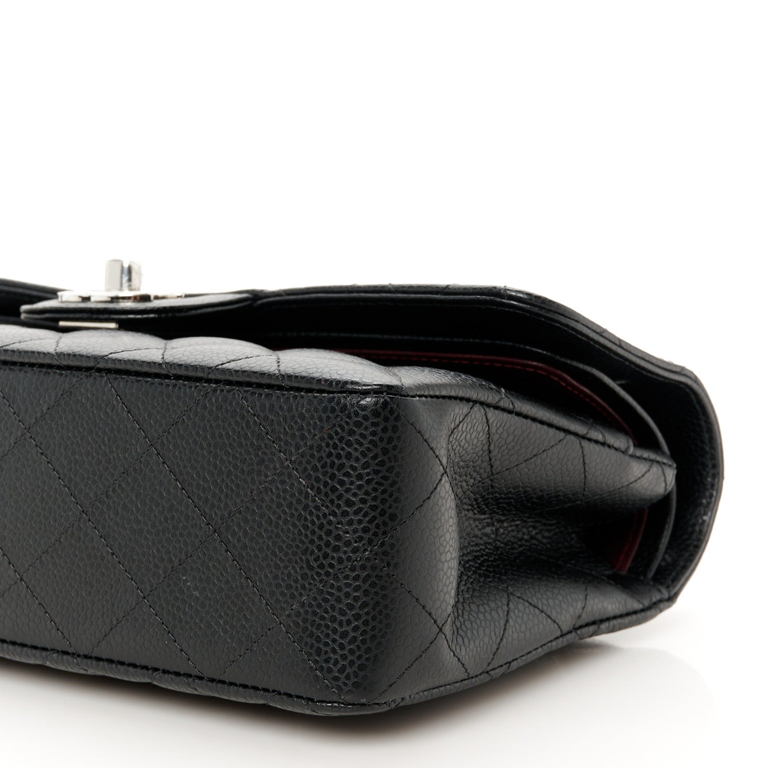 Chanel Caviar Quilted Small Double Flap Black 11 of 12